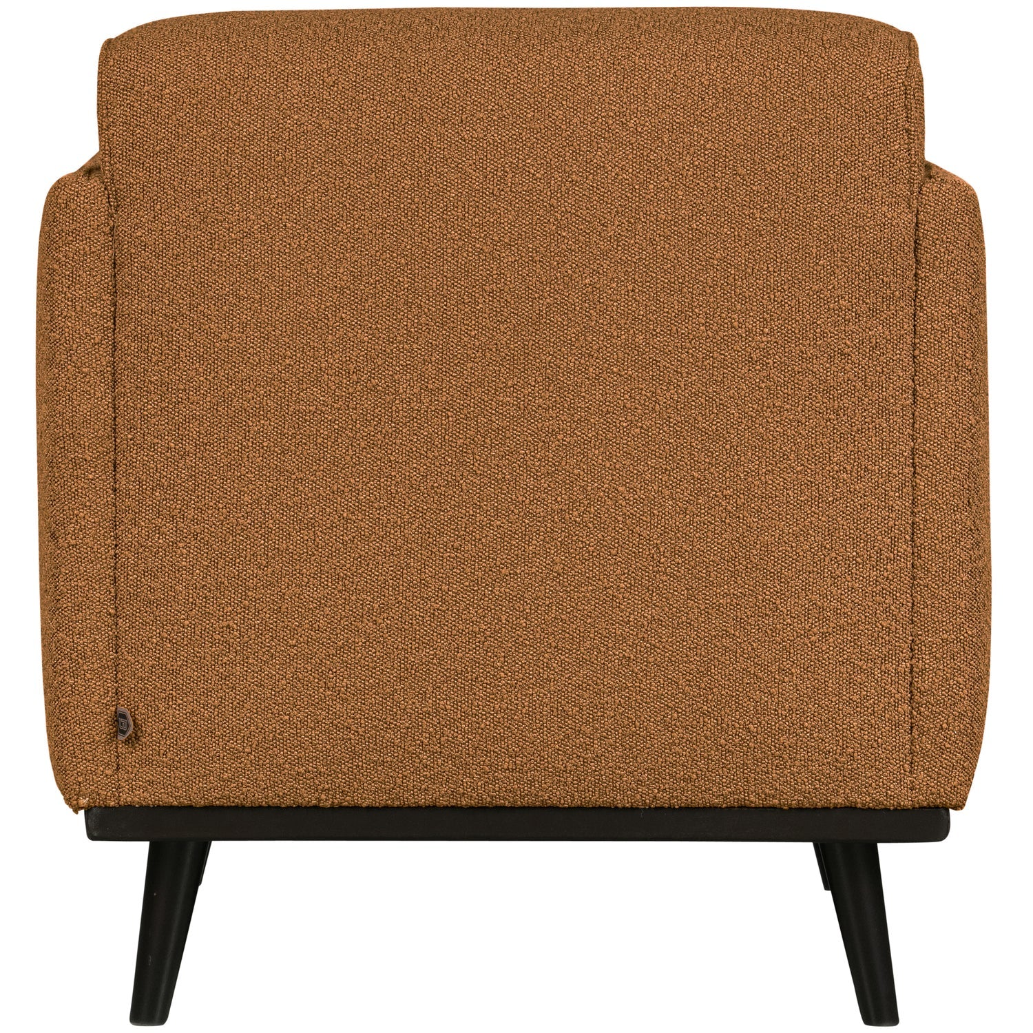 Poltrona in tessuto bouclé con braccioli Statement 72x77 cm