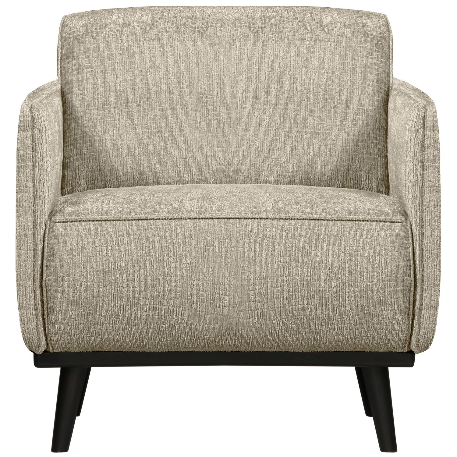 Poltrona in velluto grezzo con braccioli Statement 72x77 cm