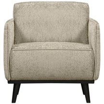 Poltrona in velluto grezzo con braccioli Statement 72x77 cm