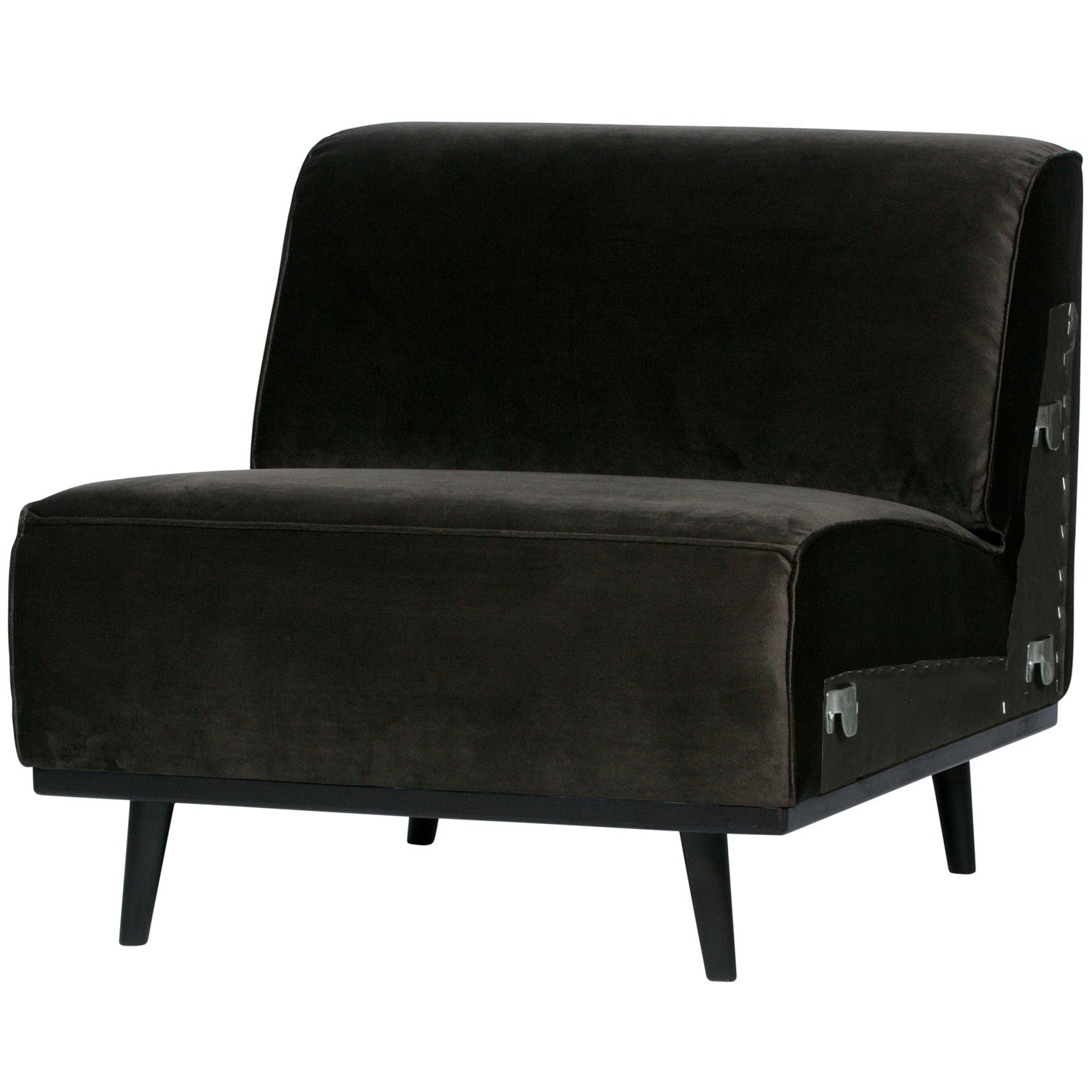 Poltrona in velluto Statement 79x77 cm