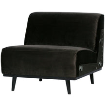Poltrona in velluto Statement 79x77 cm