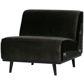 Poltrona in velluto Statement 79x77 cm