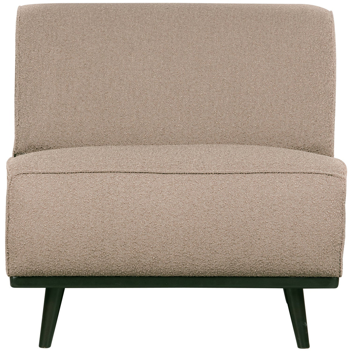 Poltrona in tessuto bouclé Statement 79x77 cm