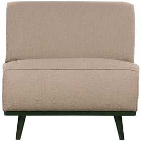 Poltrona in tessuto bouclé Statement 79x77 cm