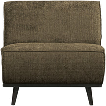Poltrona in velluto grezzo Statement 79x77 cm