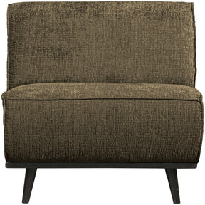 Poltrona in velluto grezzo Statement 79x77 cm