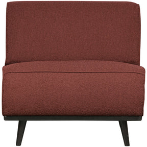 Poltrona in tessuto bouclé Statement 79x77 cm