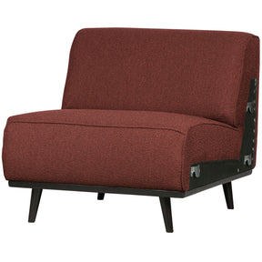 Poltrona in tessuto bouclé Statement 79x77 cm