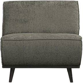 Poltrona in velluto grezzo Statement 79x77 cm