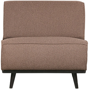 Poltrona in tessuto bouclé Statement 79x77 cm