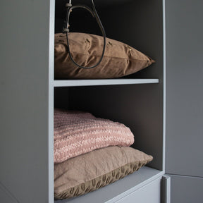 Armadio grigio cemento Pure 215x48 cm