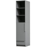 Armadio grigio cemento Pure 215x48 cm