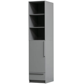 Armadio grigio cemento Pure 215x48 cm