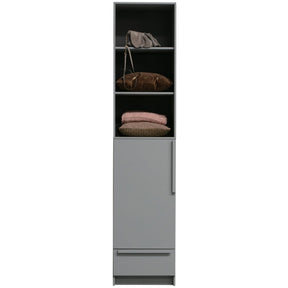 Armadio grigio cemento Pure 215x48 cm