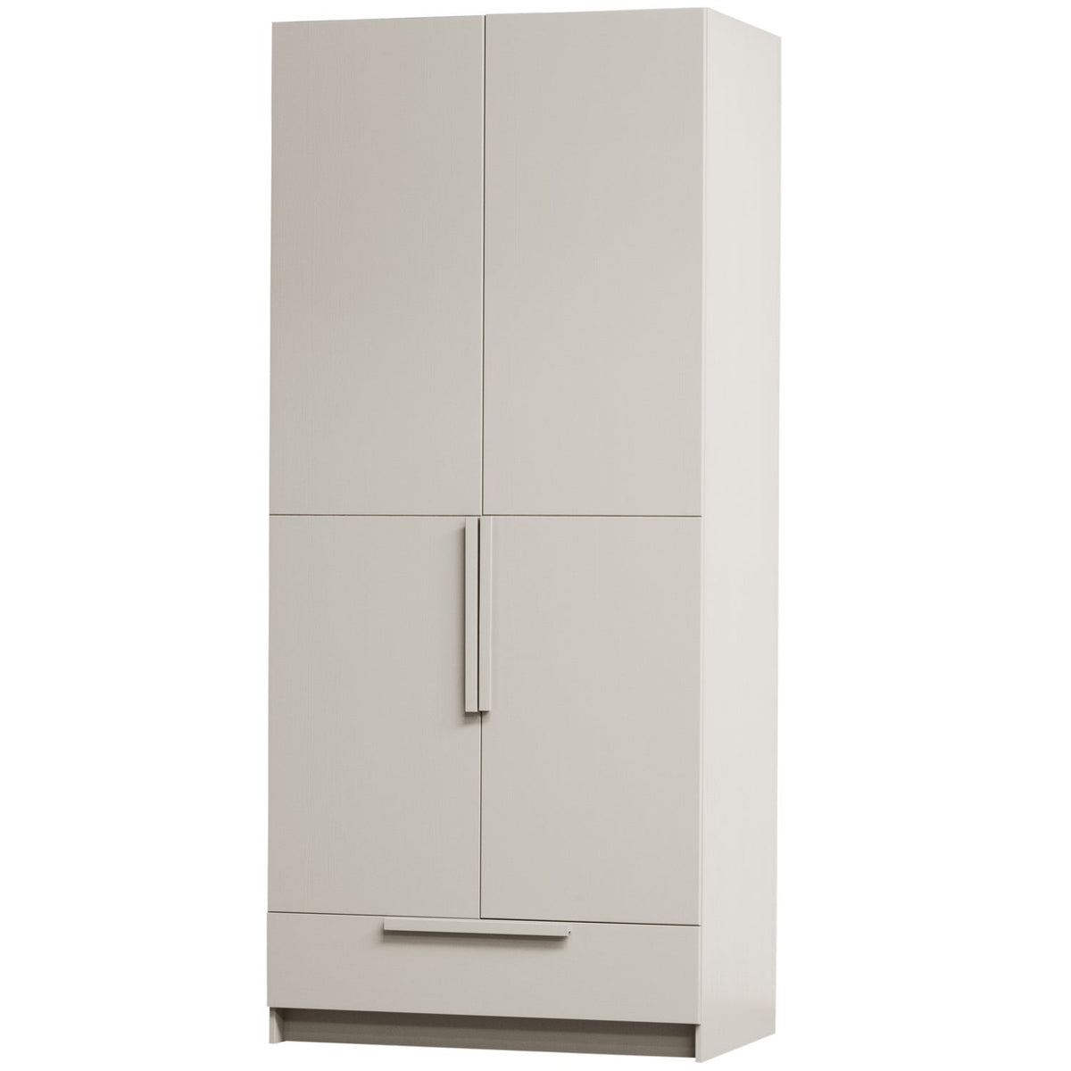 Cappottiera 2 ante 1 cassetto in legno di pino Pure 215x95 cm