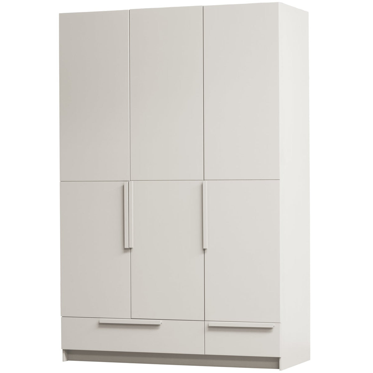 Cappottiera 3 ante 2 cassetti in legno di pino Pure 215x142 cm