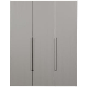 Cappottiera 3 ante 3 cassetti in legno Rens 210x165 cm