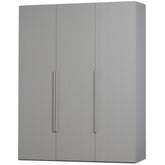 Cappottiera 3 ante 3 cassetti in legno Rens 210x165 cm