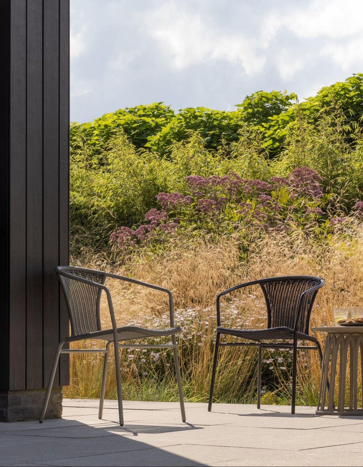 Set di 4 sedie da esterno verde Westy 56x75 cm