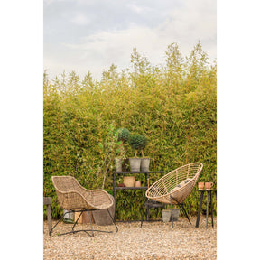 Set di 2 tavolini da esterno in metallo Twins 40x49 cm