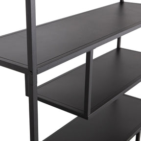 Armadio in metallo nero opaco Teun 188x120 cm