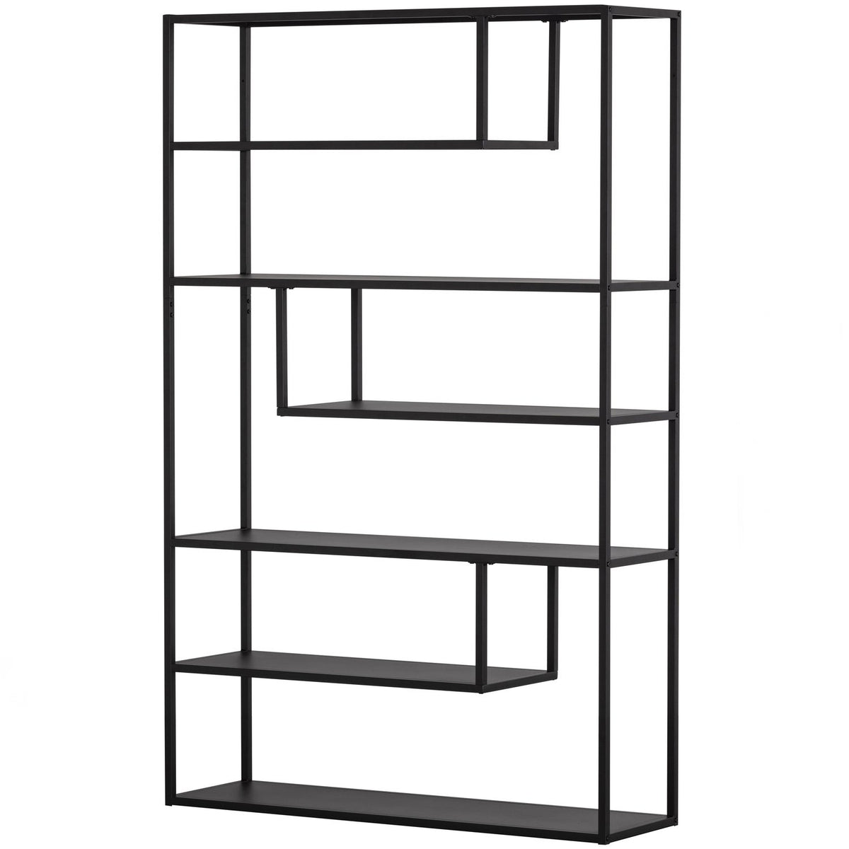 Armadio in metallo nero opaco Teun 188x120 cm