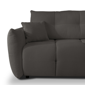 Divano letto angolare in tessuto cinigliato Dublino 257x111/177 cm