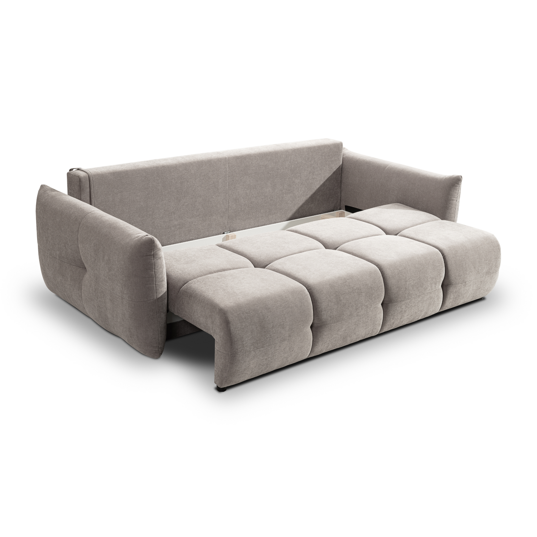 Divano letto in tessuto cinigliato Lisbona 245x110/144 cm