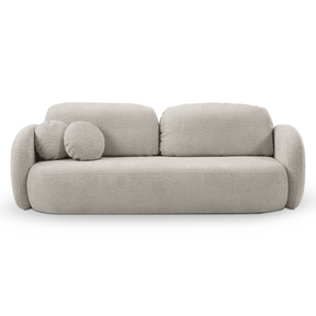 Divano letto in tessuto bouclè Madrid 238x142 cm
