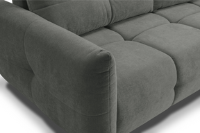 Divano letto in tessuto cinigliato Lisbona 245x110/144 cm