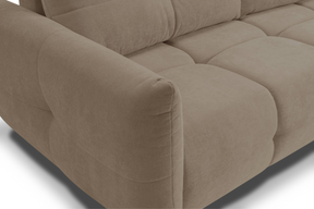 Divano letto in tessuto cinigliato Lisbona 245x110/144 cm