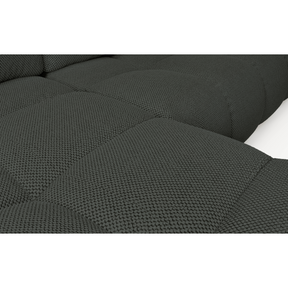 Divano letto angolare in tessuto cinigliato Vienna 286x177 cm