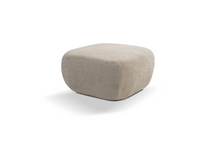 Pouf in tessuto bouclè Madrid 75x39 cm
