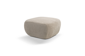 Pouf in tessuto bouclè Madrid 75x39 cm