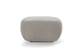 Pouf in tessuto bouclè Madrid 75x39 cm