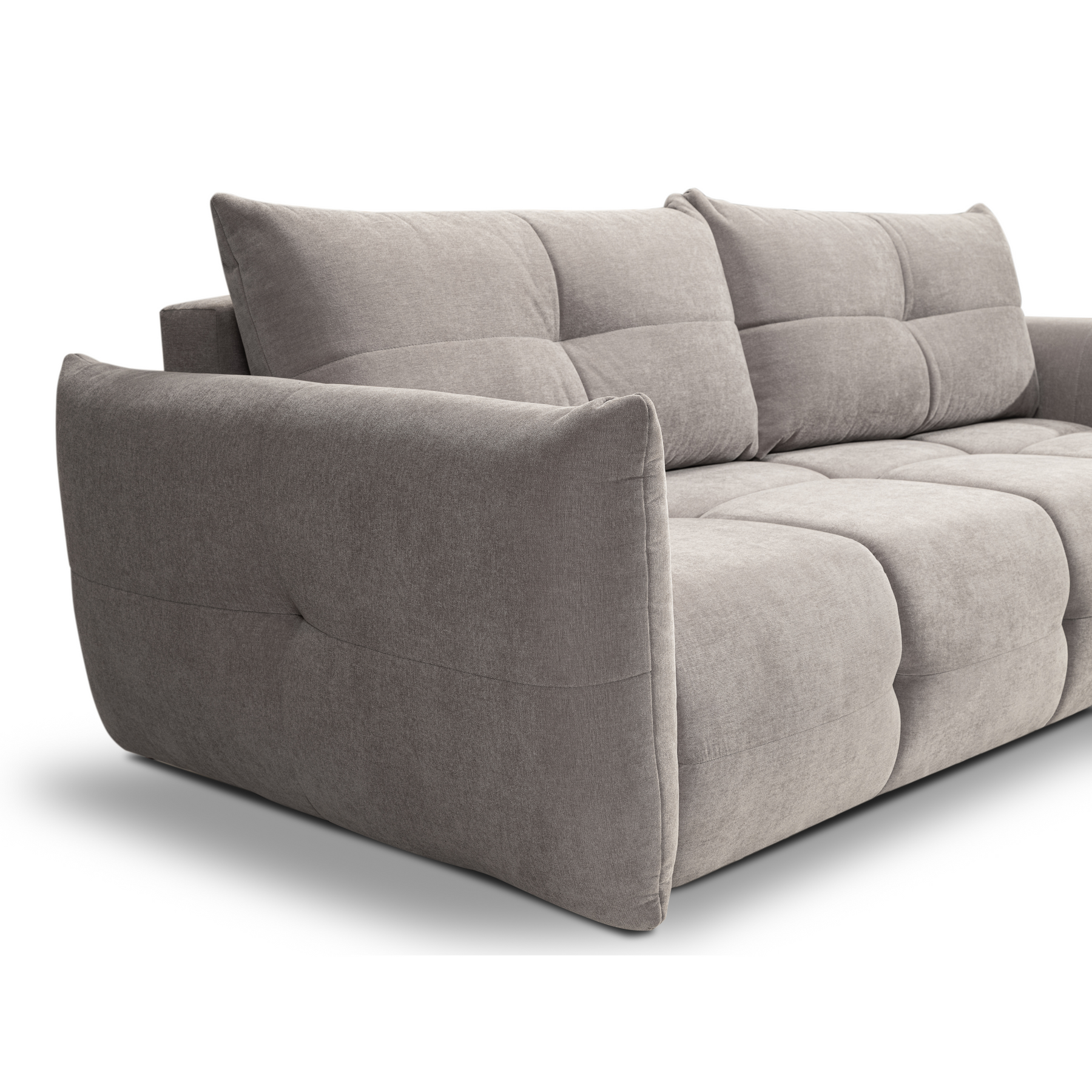 Divano letto in tessuto cinigliato Lisbona 245x110/144 cm