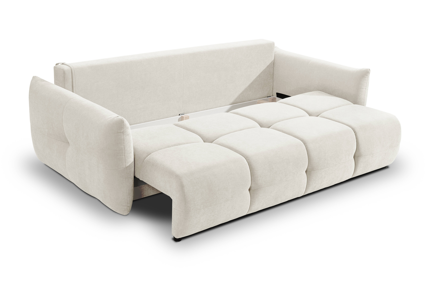 Divano letto in tessuto cinigliato Lisbona 245x110/144 cm
