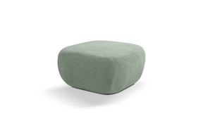 Pouf in tessuto bouclè Madrid 75x39 cm