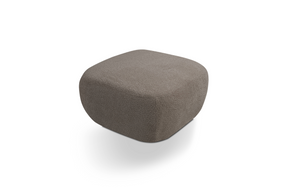 Pouf in tessuto bouclè Madrid 75x39 cm
