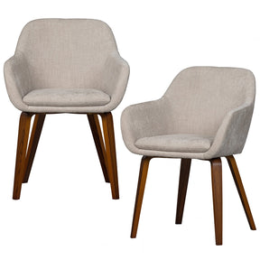 Set di 2 sedie in tessuto Duet 58x80 cm