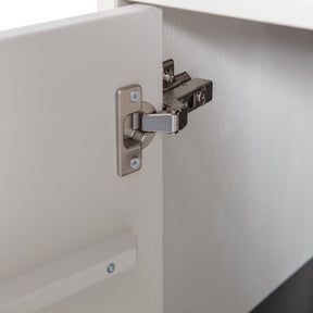 Vetrina 2 ante in pino grigio nebbia Basic 230x52,5 cm