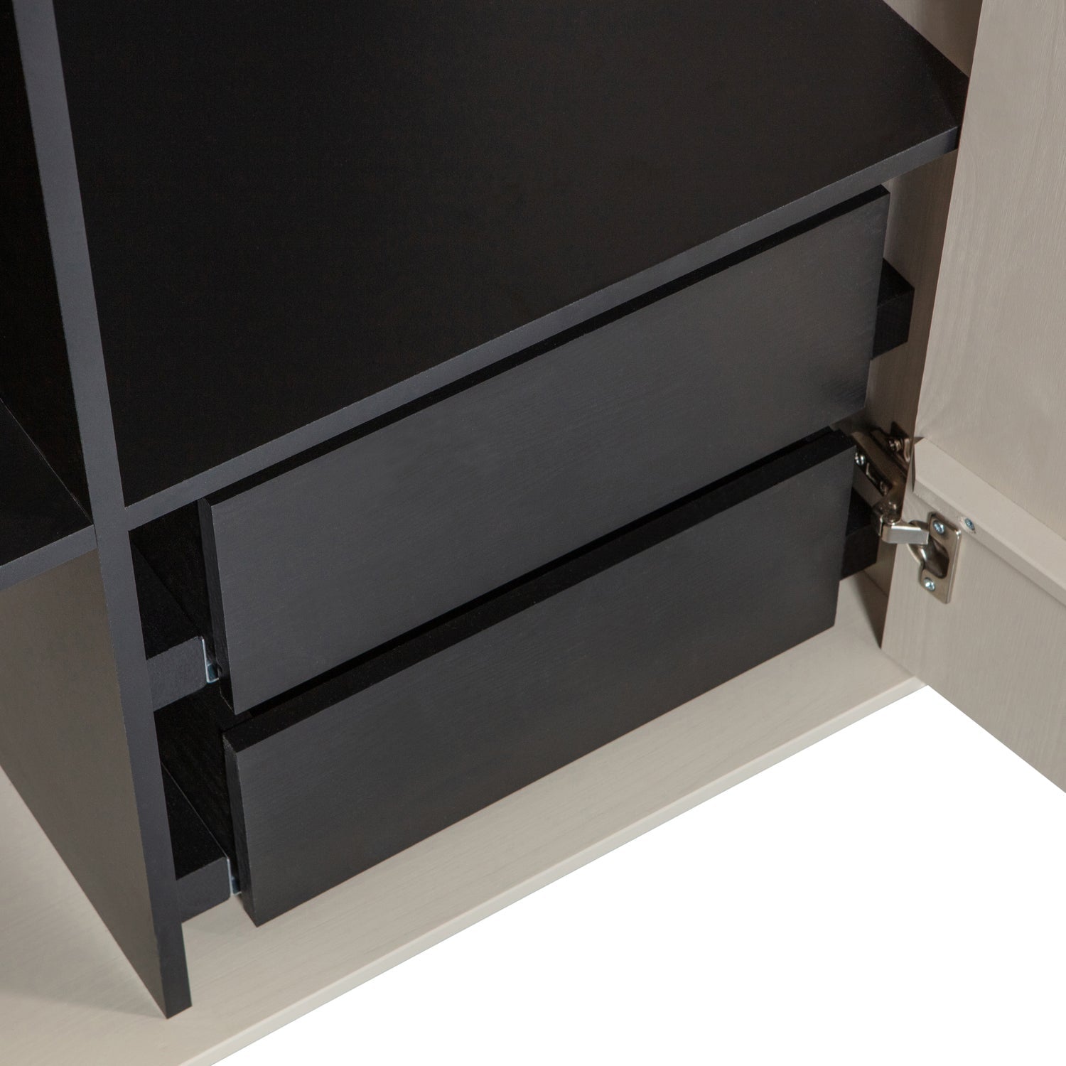 Cappottiera 2 ante 2 cassetti in legno di pino Daily 200x100 cm