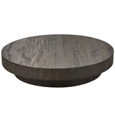 Tavolino rotondo marrone Shield 100x20 cm