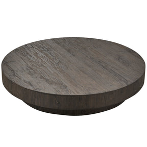 Tavolino rotondo marrone Shield 100x20 cm