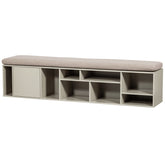 Panca multifunzionale in legno di pino Letterbank 194x40 cm