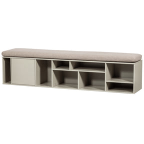 Panca multifunzionale in legno di pino Letterbank 194x40 cm