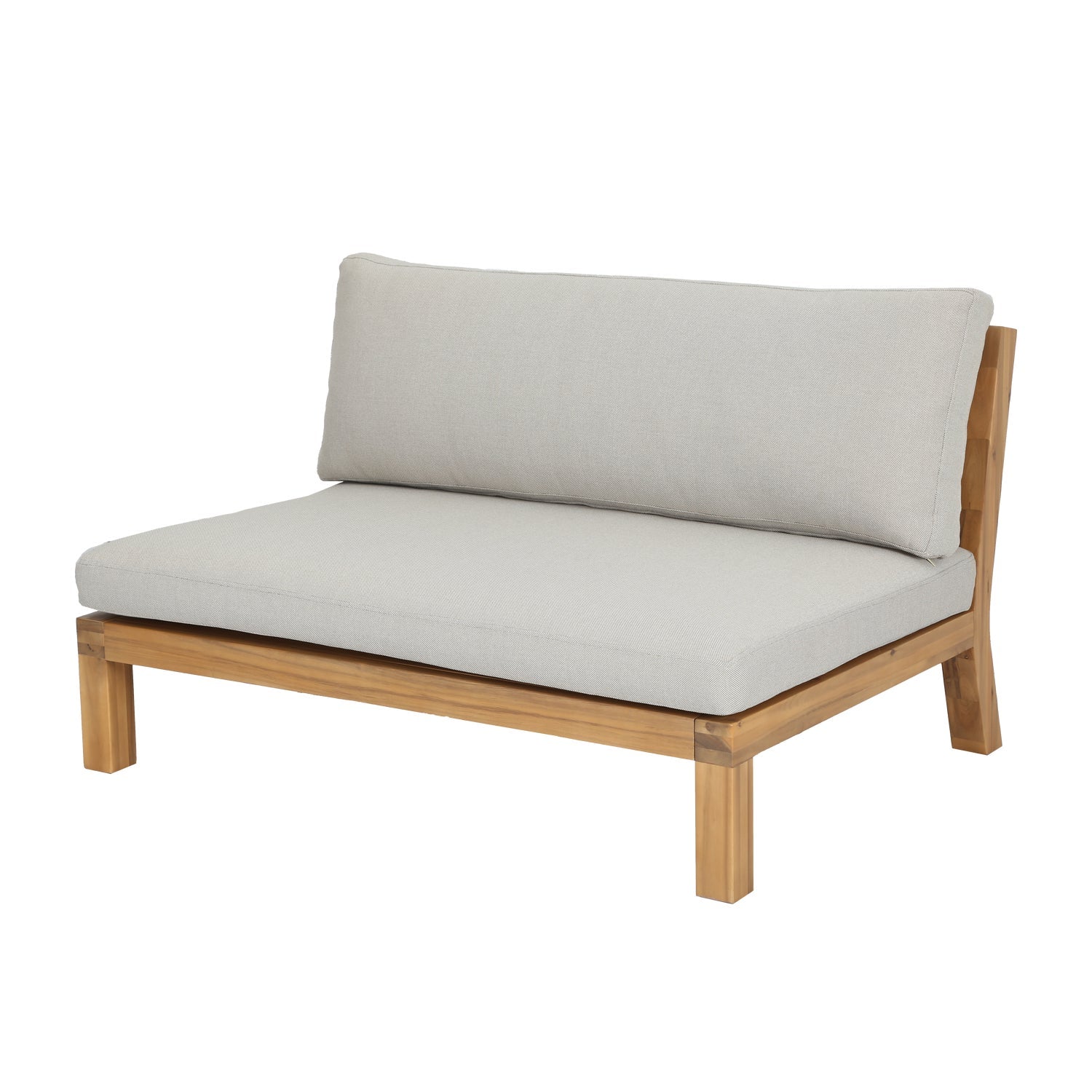 Poltrona da esterno in legno di acacia Tyin 120x90 cm