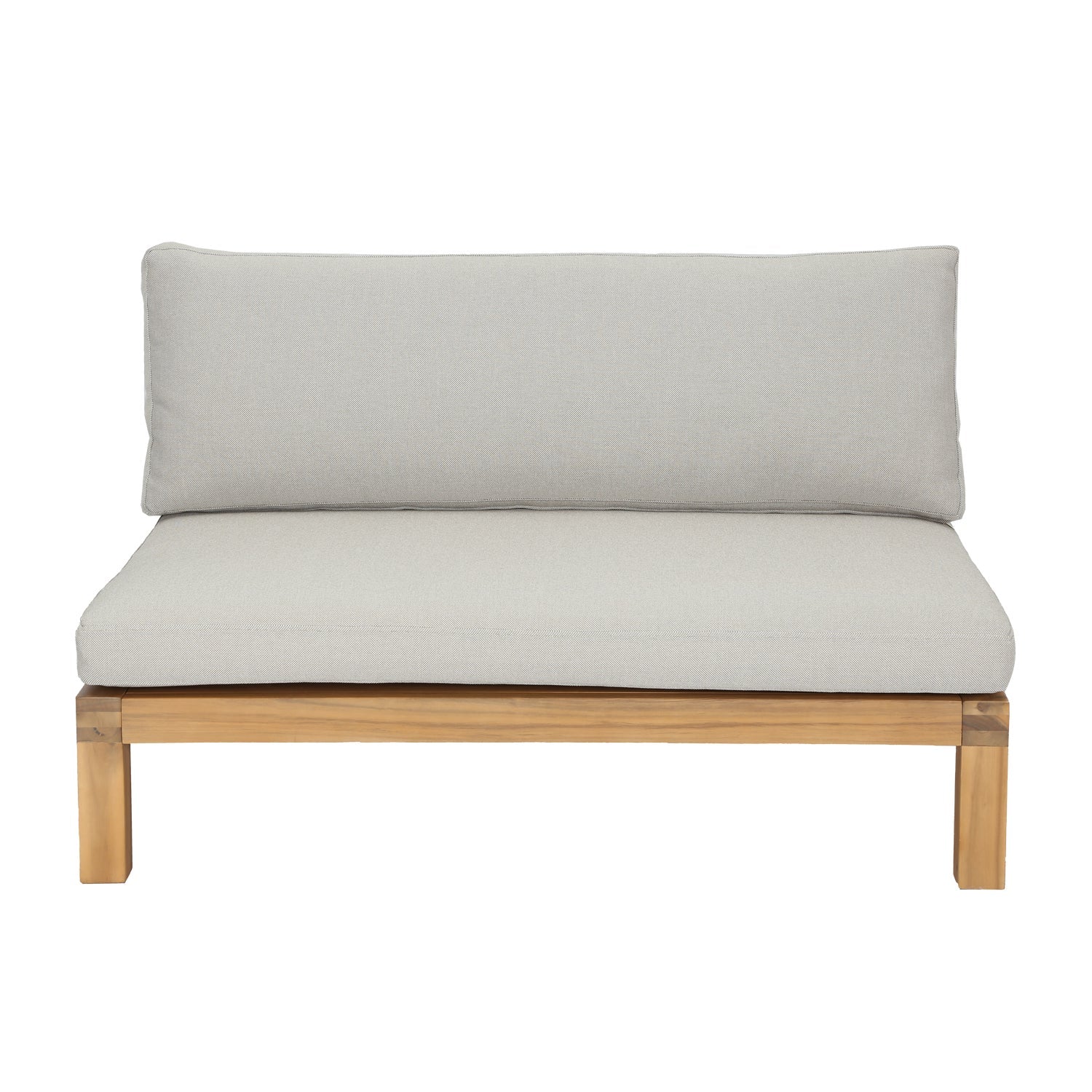 Poltrona da esterno in legno di acacia Tyin 120x90 cm