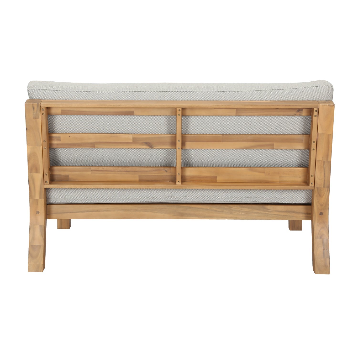 Poltrona da esterno in legno di acacia Tyin 120x90 cm