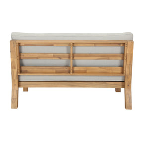 Poltrona da esterno in legno di acacia Tyin 120x90 cm